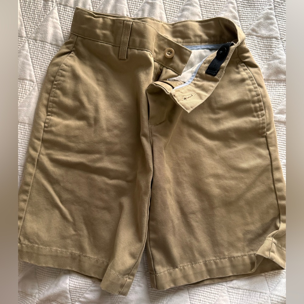 Lands' End Kids' Khaki Casual Uniform Shorts